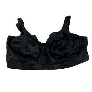 Cacique Womens Bra Size 46DDD Black Wireless Full Coverage